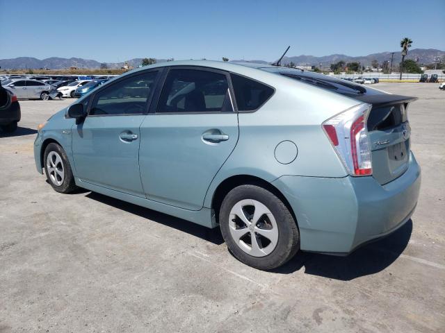 JTDKN3DU2D5687418 - 2013 TOYOTA PRIUS TEAL photo 2