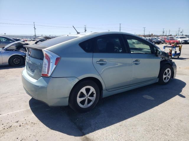 JTDKN3DU2D5687418 - 2013 TOYOTA PRIUS TEAL photo 3