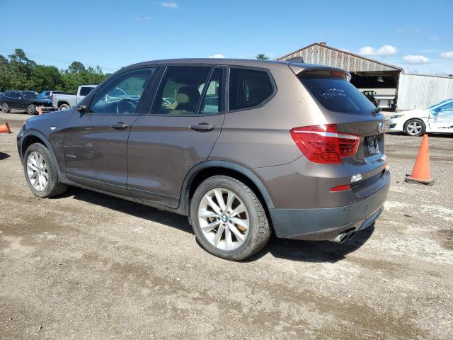 5UXWX9C50D0A16739 - 2013 BMW X3 XDRIVE28I BROWN photo 2