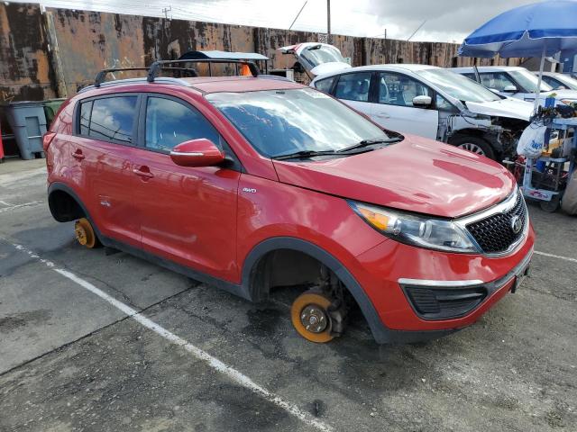 KNDPBCAC1F7761509 - 2015 KIA SPORTAGE LX RED photo 4