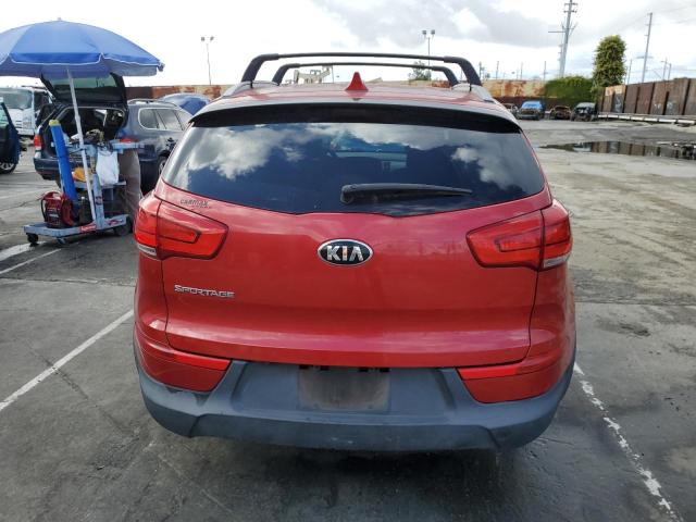 KNDPBCAC1F7761509 - 2015 KIA SPORTAGE LX RED photo 6