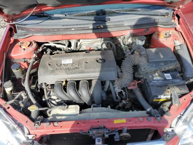 2T1BR30E95C441098 - 2005 TOYOTA COROLLA CE RED photo 11