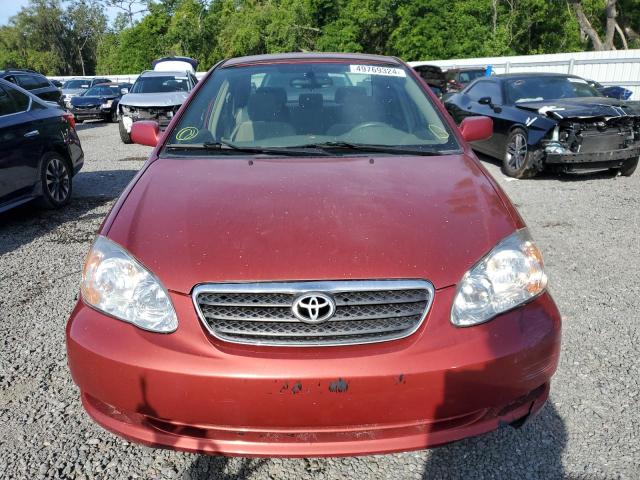 2T1BR30E95C441098 - 2005 TOYOTA COROLLA CE RED photo 5