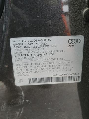 WA1L2AFP8GA005141 - 2016 AUDI Q5 PREMIUM PLUS 石墨色 照片 13