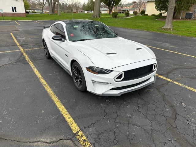 1FA6P8CF4M5118958 - 2021 FORD MUSTANG GT WHITE photo 1