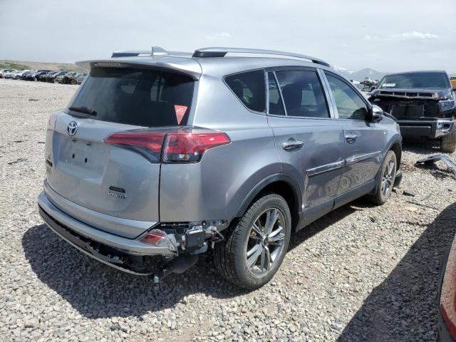 JTMRJREV6JD194945 - 2018 TOYOTA RAV4 HV LE SILVER photo 3