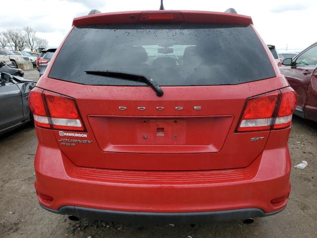 3C4PDDBG4ET229408 - 2014 DODGE JOURNEY SXT RED photo 6