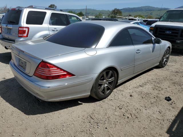 WDBPJ75J34A040979 - 2004 MERCEDES-BENZ CL 500 SILVER photo 3