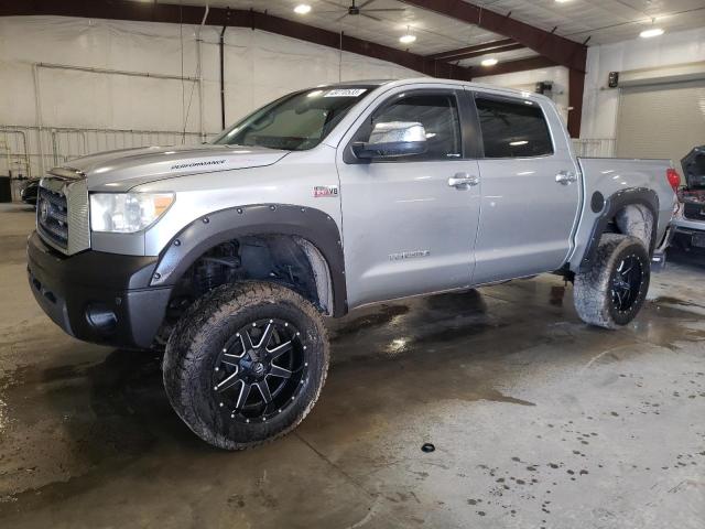 5TFDV58167X030439 - 2007 TOYOTA TUNDRA CREWMAX LIMITED SILVER photo 1