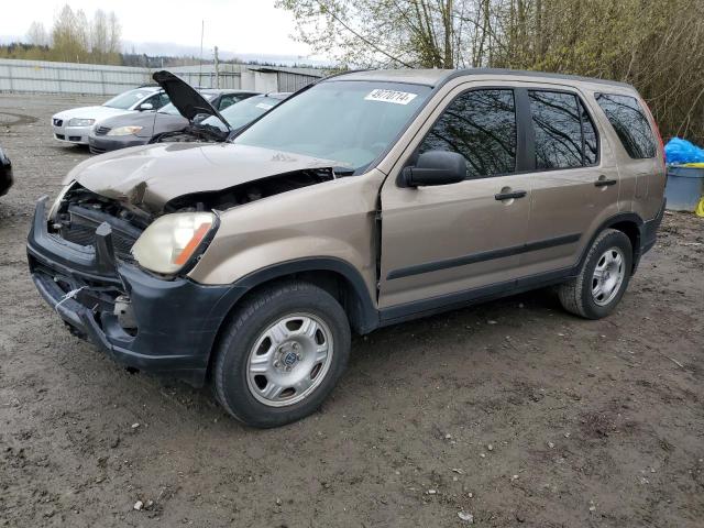 SHSRD78535U317437 - 2005 HONDA CR-V LX TAN photo 1