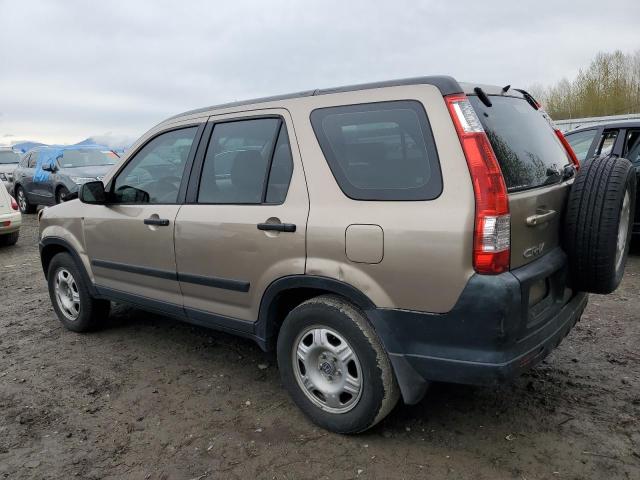 SHSRD78535U317437 - 2005 HONDA CR-V LX TAN photo 2