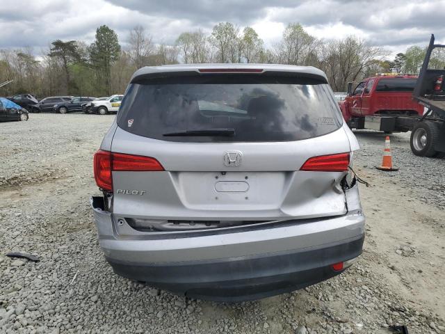 5FNYF5H52GB004318 - 2016 HONDA PILOT EXL SILVER photo 6