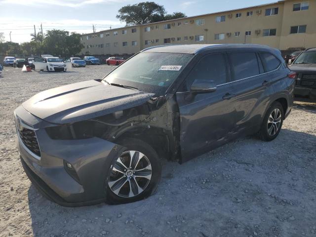 5TDHZRAH4LS505333 - 2020 TOYOTA HIGHLANDER XLE 灰色 照片 1