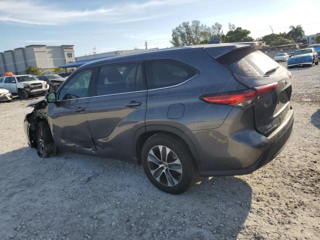 5TDHZRAH4LS505333 - 2020 TOYOTA HIGHLANDER XLE 灰色 照片 2