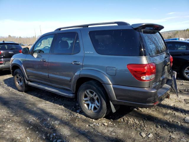 5TDBT48A15S247066 - 2005 TOYOTA SEQUOIA LIMITED GRAY photo 2