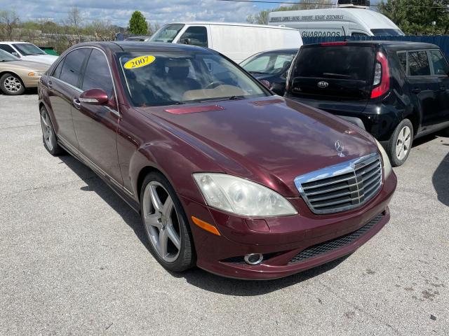 WDDNG71X47A052148 - 2007 MERCEDES-BENZ S 550 MAROON photo 1