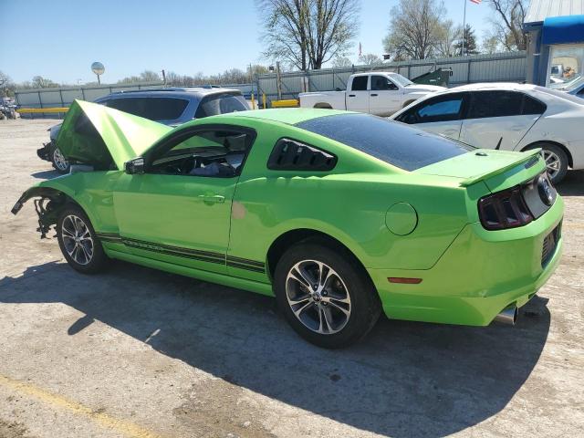1ZVBP8AM2E5236435 - 2014 FORD MUSTANG GREEN photo 2