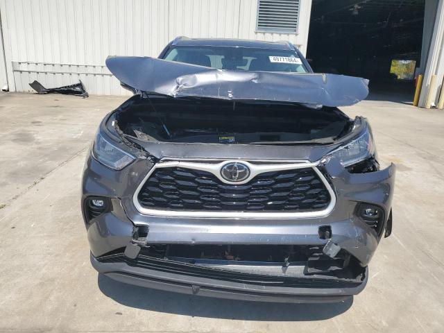 5TDGZRAH8LS509817 - 2020 TOYOTA HIGHLANDER XLE GRAY photo 5
