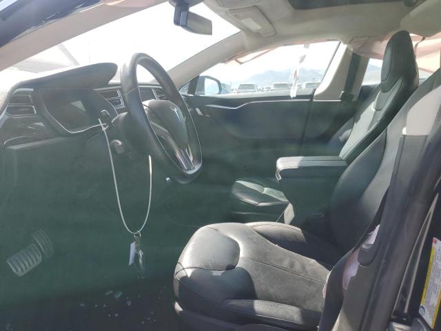 5YJSA1H17EFP45779 - 2014 TESLA MODEL S Mavi foto 7