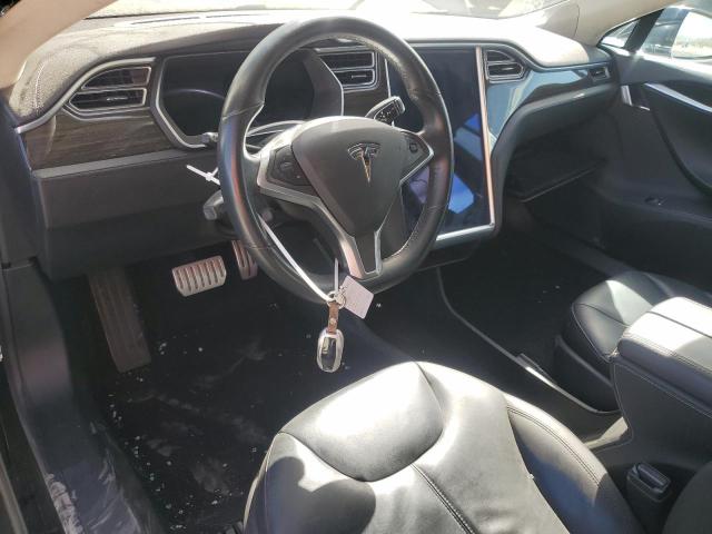5YJSA1H17EFP45779 - 2014 TESLA MODEL S Mavi foto 8