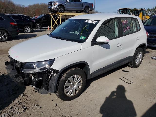 WVGAV7AX8HK053194 - 2017 VOLKSWAGEN TIGUAN S WHITE photo 1