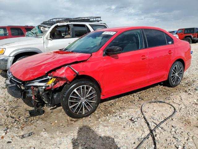 3VW2K7AJ5DM436572 - 2013 VOLKSWAGEN JETTA BASE RED photo 1