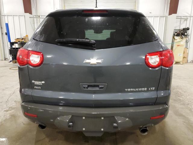 1GNKVLED4BJ124106 - 2011 CHEVROLET TRAVERSE LTZ GRAY photo 6