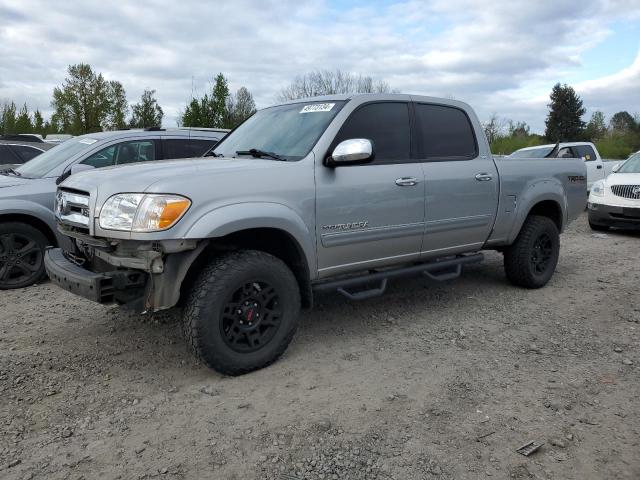 5TBDT44116S539499 - 2006 TOYOTA TUNDRA DOUBLE CAB SR5 GRAY photo 1