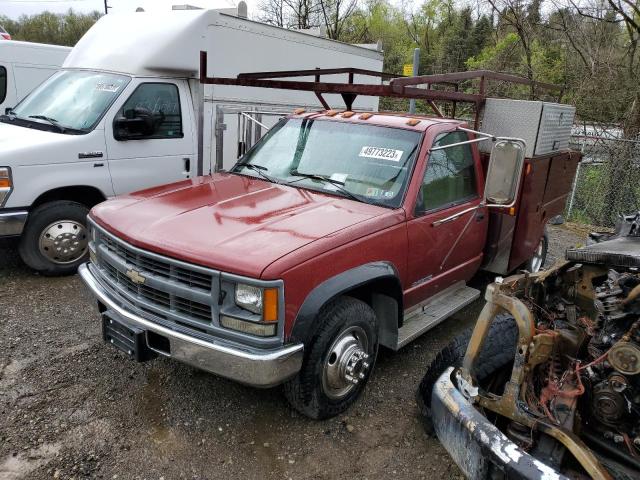 1GBJC34F5SE206176 - 1995 CHEVROLET GMT-400 C3500 MAROON photo 1