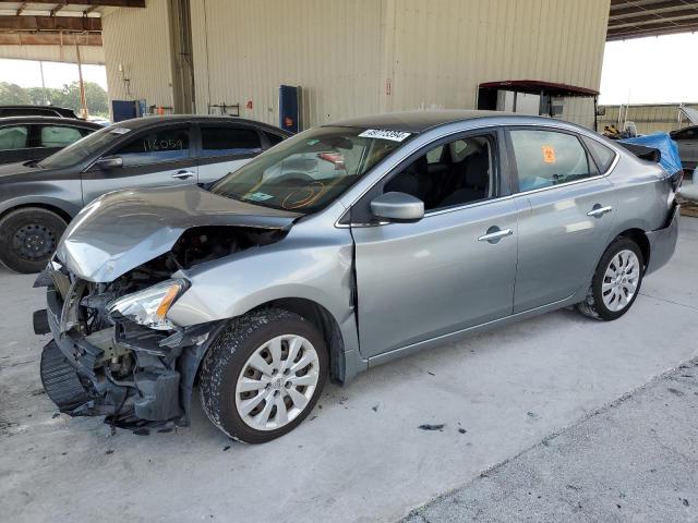 3N1AB7AP6DL788622 - 2013 NISSAN SENTRA S SILVER photo 1