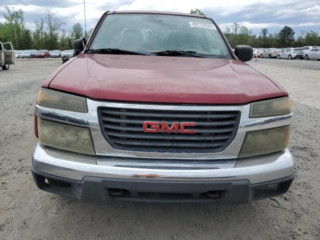 1GTDS136058140141 - 2005 GMC CANYON RED photo 5