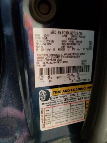 5LMJJ2JT4FEJ13380 - 2015 LINCOLN NAVIGATOR 蓝色 照片 14