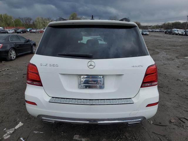 WDCGG8JB5FG338089 - 2015 MERCEDES-BENZ GLK 350 4MATIC WHITE photo 6