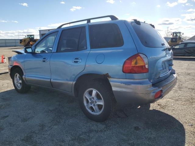 KM8SC13E73U515504 - 2003 HYUNDAI SANTA FE GLS BLUE photo 2