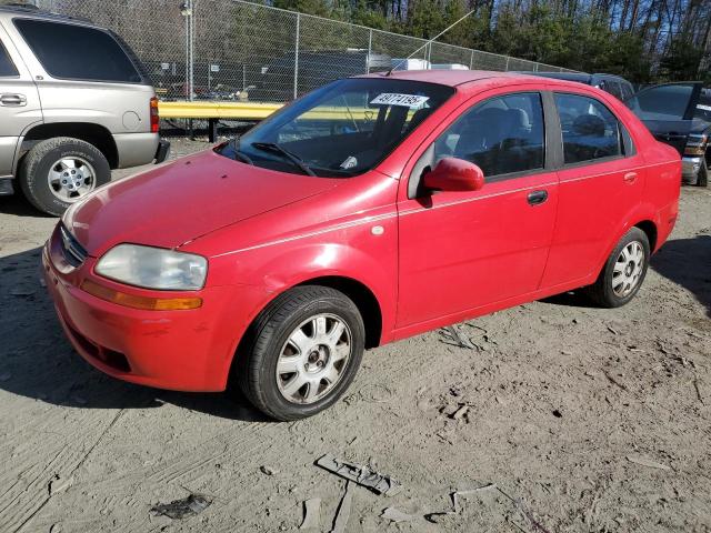 KL1TD52695B380345 - 2005 CHEVROLET AVEO BASE Qırmızı foto 1