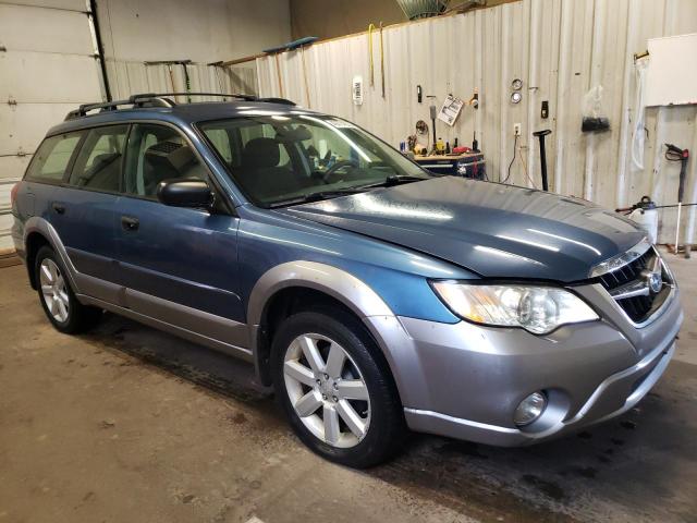 4S4BP61C987325406 - 2008 SUBARU OUTBACK 2.5I BLUE photo 4