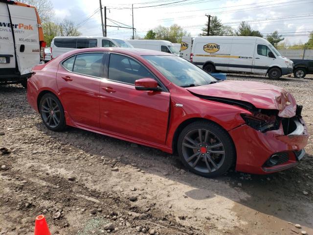 19UUB2F65JA001015 - 2018 ACURA TLX TECH+A Красный фото 4