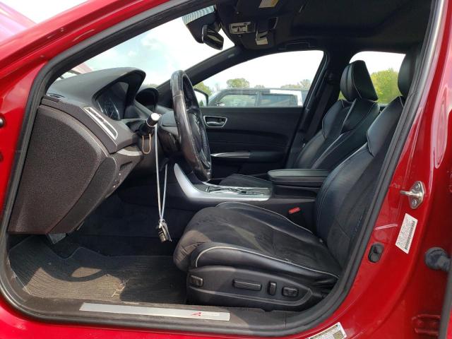 19UUB2F65JA001015 - 2018 ACURA TLX TECH+A Красный фото 7