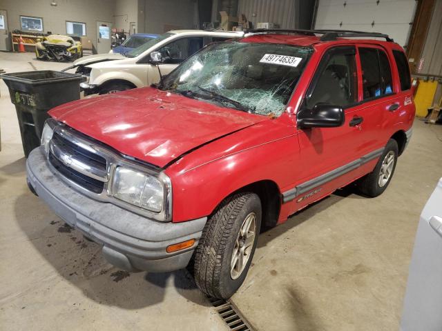 2CNBJ13CX36949340 - 2003 CHEVROLET TRACKER RED photo 1