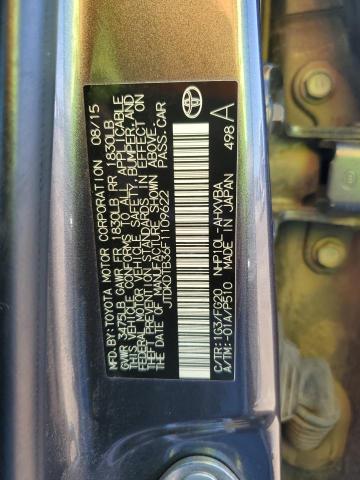 JTDKDTB36F1109622 - 2015 TOYOTA PRIUS C Сұр фото 12