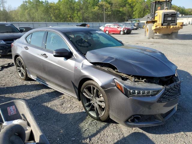 19UUB3F60JA003602 - 2018 ACURA TLX TECH+A GRAY photo 4