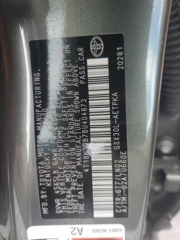 4T1BK3DB7BU404873 - 2011 TOYOTA AVALON BASE 绿色 照片 13