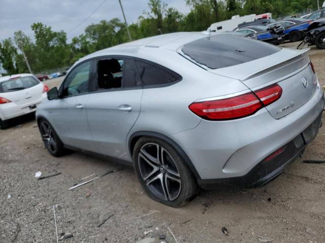 4JGED6EBXKA131761 - 2019 MERCEDES-BENZ GLE COUPE 43 AMG SILVER photo 2