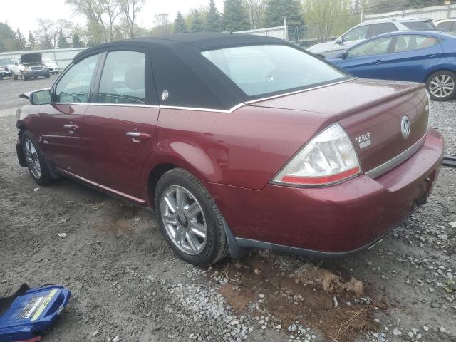 1MEHM43W68G602255 - 2008 MERCURY SABLE PREMIER BURGUNDY photo 2