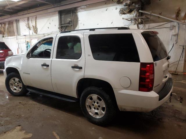 1GNFK13059J125726 - 2009 CHEVROLET TAHOE K1500 LS WHITE photo 2