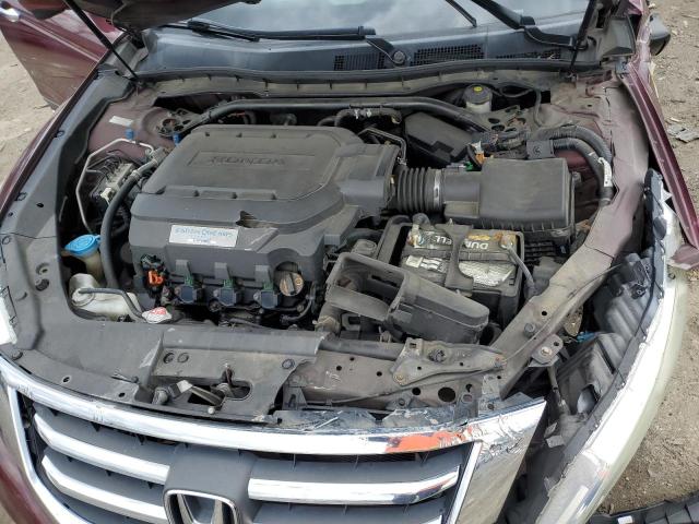 5J6TF2H50DL003695 - 2013 HONDA CROSSTOUR EXL ბურგუნდია ფოტო 11