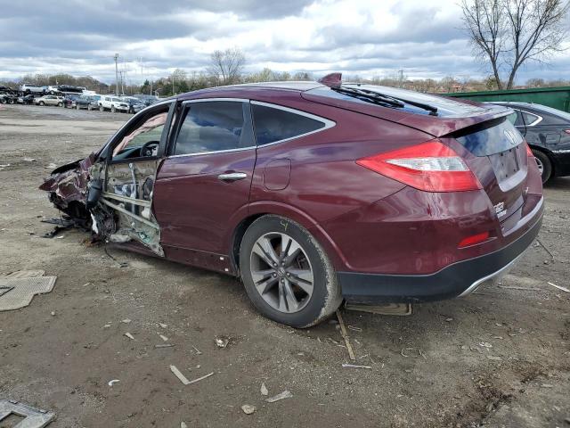 5J6TF2H50DL003695 - 2013 HONDA CROSSTOUR EXL BURGUNDY photo 2