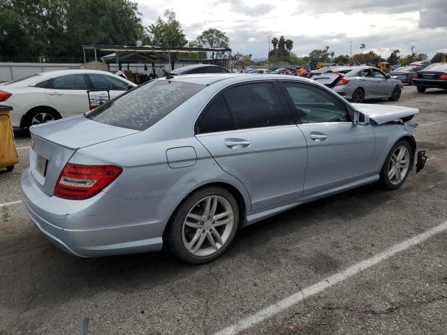 WDDGF4HB2DA752234 - 2013 MERCEDES-BENZ C 250 BLUE photo 3