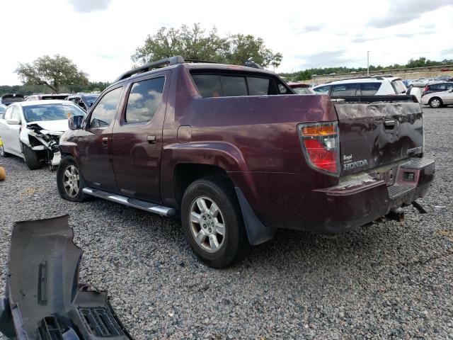 2HJYK16527H530526 - 2007 HONDA RIDGELINE RTL RED photo 2