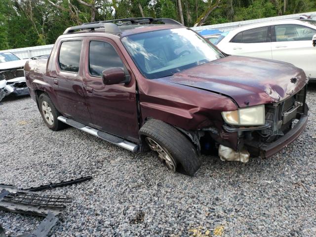 2HJYK16527H530526 - 2007 HONDA RIDGELINE RTL RED photo 4